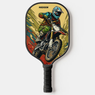 Palas De Pickleball Motocross de nombre personalizado