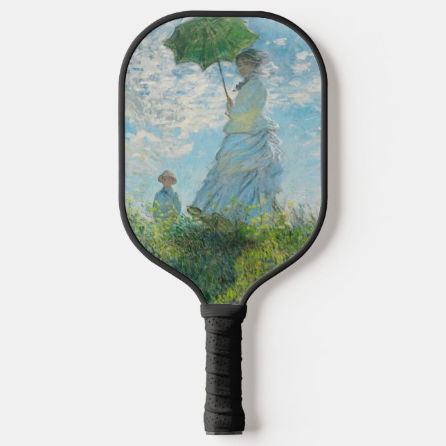 Palas De Pickleball Mujer con Parasol Claude Monet (Anverso)