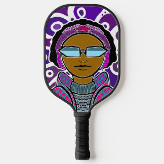 Palas De Pickleball Multi Color Doodles 