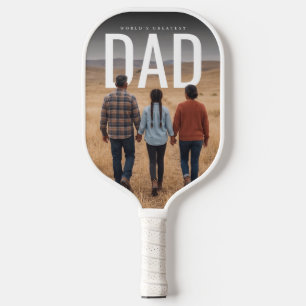 Palas De Pickleball Mundo PhotoPop El Mejor Papá Foto Personalizada