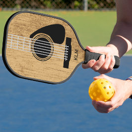 Palas De Pickleball Música De Guitarra Acústica De Madera Avanzada