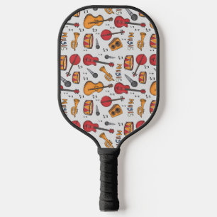 Palas De Pickleball Música Guay tema Banjo tambores guitarra violín má