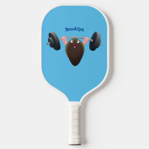 Palas De Pickleball Mussel gracioso trabajando en ilustracion personal