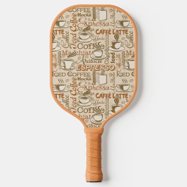 Palas De Pickleball Muy Guay Java Coffee Espresso Caffe Latte (Anverso)