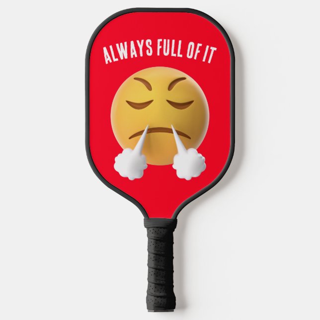 PALAS DE PICKLEBALL MUY MAD DISEÑO DE EMOJI PICKLEBALL PADDLE (Anverso)