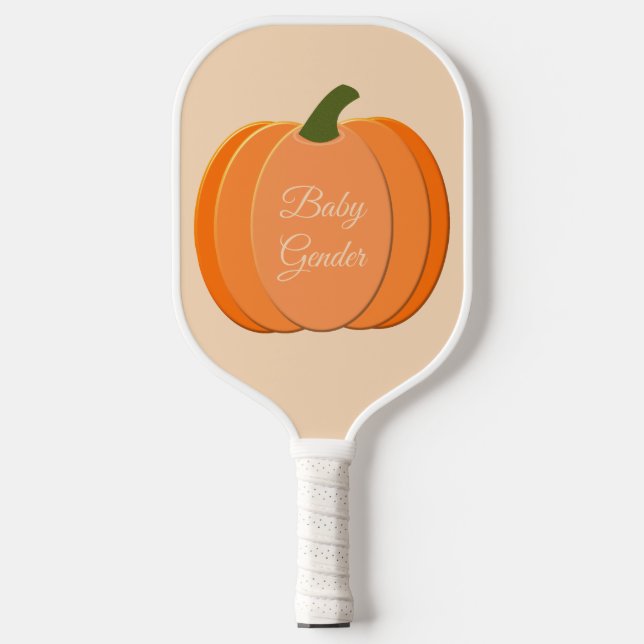 Palas De Pickleball Naranja Cuto Sexo Personalizado Neutral de calabaz (Anverso)