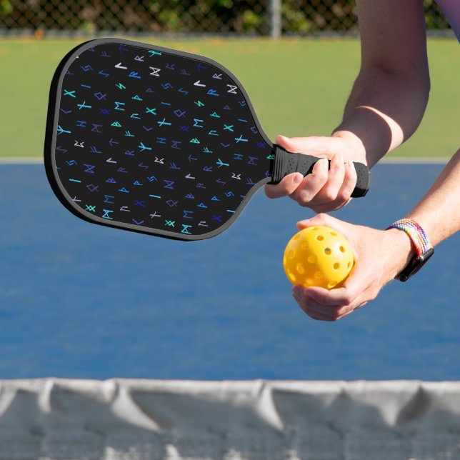 Palas De Pickleball Naranja De Bolas De Pollo De Noche (in situ)