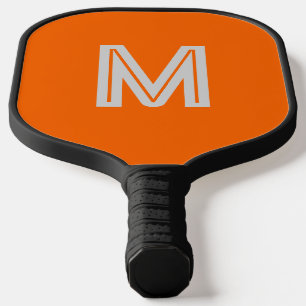 Palas De Pickleball naranja de neón - añadir monograma