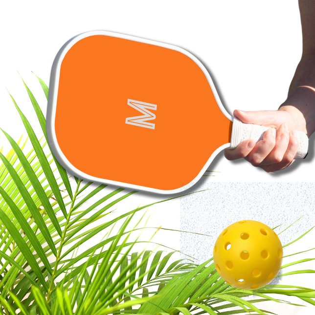 Palas De Pickleball naranja de neón - añadir monograma (Subido por el creador)
