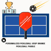 Naranja de nombres USSP de Pickleball