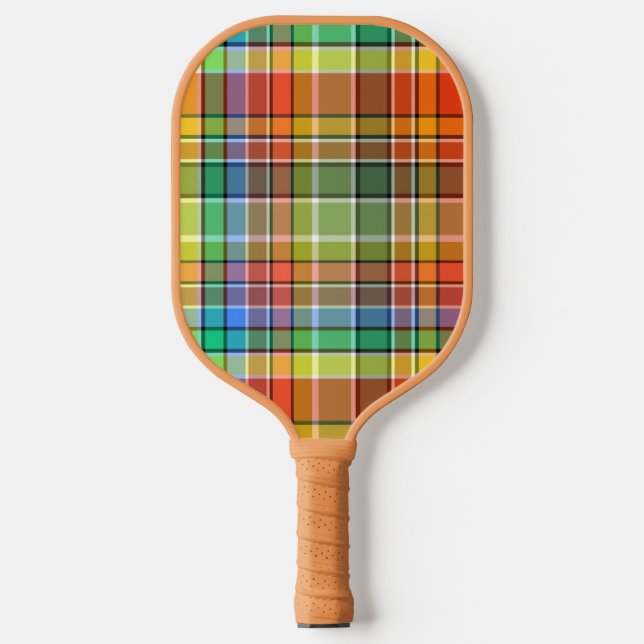 Palas De Pickleball Naranja Oro Verde Azul Púrpura Negro Placa Blanca (Anverso)