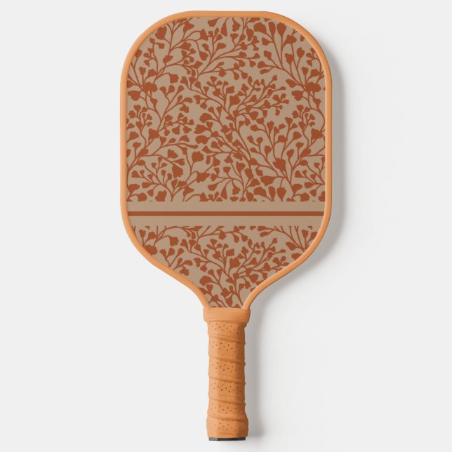 Palas De Pickleball Naranja Quemado Vines (Anverso)