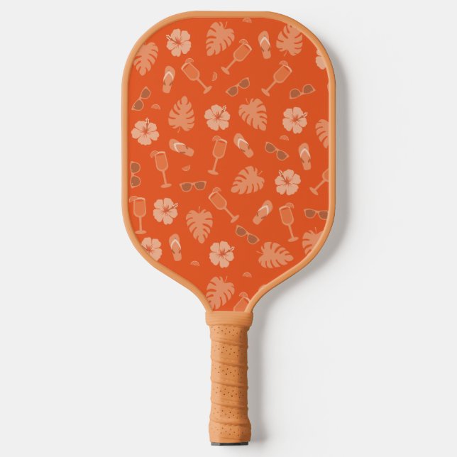Palas De Pickleball Naranja, ¡te alegro de que sea verano! (Anverso)