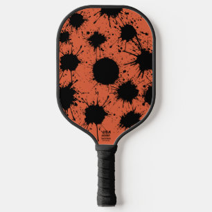 Palas De Pickleball Naranja Verona Sunset Con Tubería Y Líneas Negras
