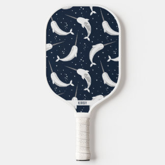 Palas De Pickleball Narwhales mágicos en remo espacial de baloncesto
