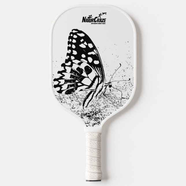 Palas De Pickleball NaturCraze B&W Mariposa Paddle (Anverso)
