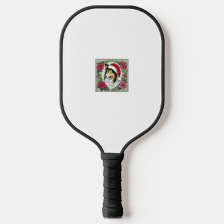 Palas De Pickleball Navidades Collie Dog Ilustracion Yule Collies 5