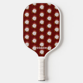 Palas De Pickleball Navidades de baloncesto Bauble Vintage