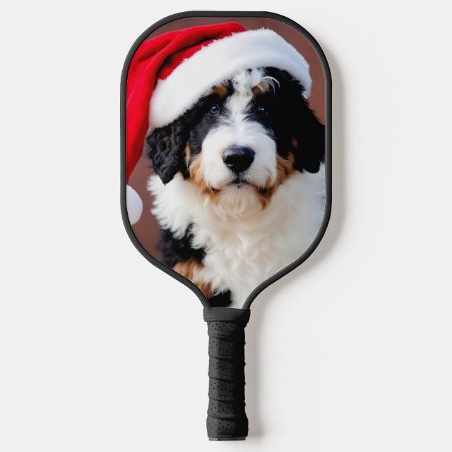 Palas De Pickleball Navidades de Bernedoodle (Anverso)
