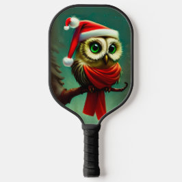 Palas De Pickleball Navidades de Cute Owl Rustic Victorian