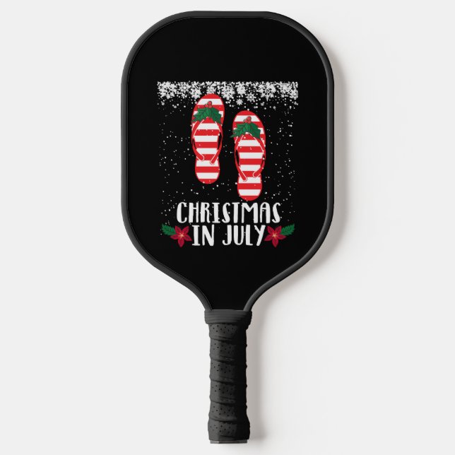Palas De Pickleball Navidades En Julio Navidades Flip Flops Summer Hol (Anverso)