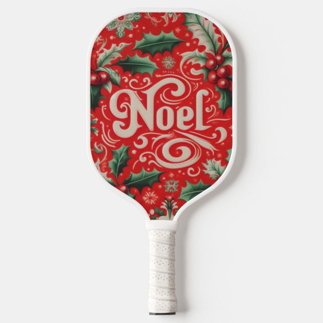 Palas De Pickleball Navidades Noel Red & Green (Anverso)