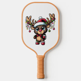 Palas De Pickleball Navidades Reindeer Pickleball Paddle