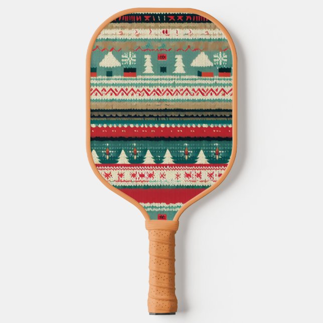 Palas De Pickleball Navidades Suéter Feo (3) (Anverso)