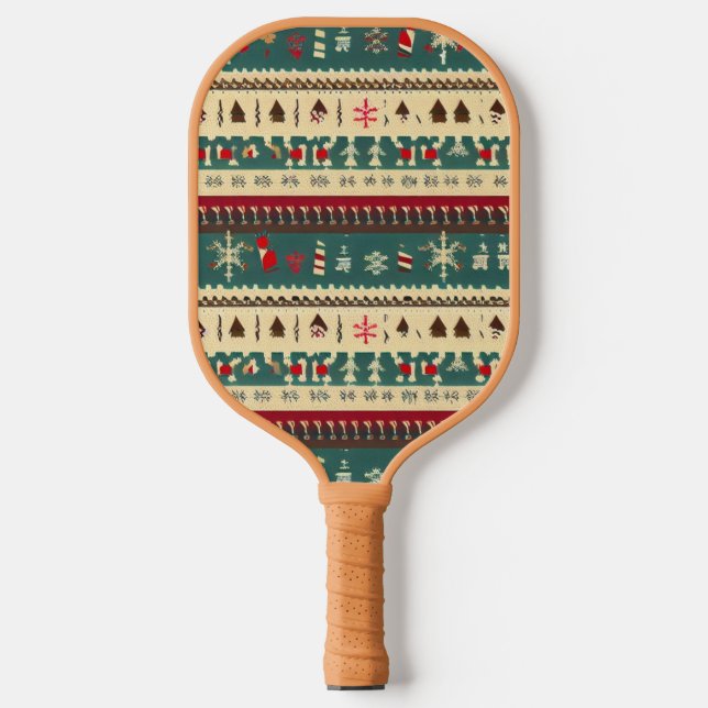Palas De Pickleball Navidades Suéter Feo (5) (Anverso)
