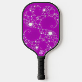 Palas De Pickleball Nebulosa Púrpura - remo aprobado para la pelota de