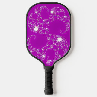 Palas De Pickleball Nebulosa Púrpura - remo aprobado para la pelota de