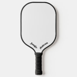 Palas De Pickleball Negro y blanco personalizado