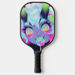 Palas De Pickleball Neon Candy Demon Monster Chica Estética