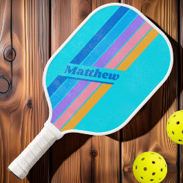 Palas De Pickleball Neon Ocean Sky de 80 con nombre