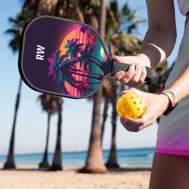 Palas De Pickleball Neon Tropical Night (Subido por el creador)