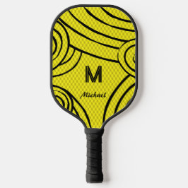 Palas De Pickleball NeonLine 1 Amarillo Nombre Editable e Iniciales