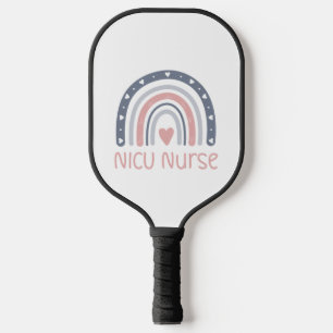 Palas De Pickleball NICU Enfermera Boho Rainbow NICU Enfermeras Regalo