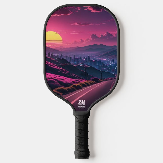 Palas De Pickleball Night Road Pickleball Paddle (Anverso)