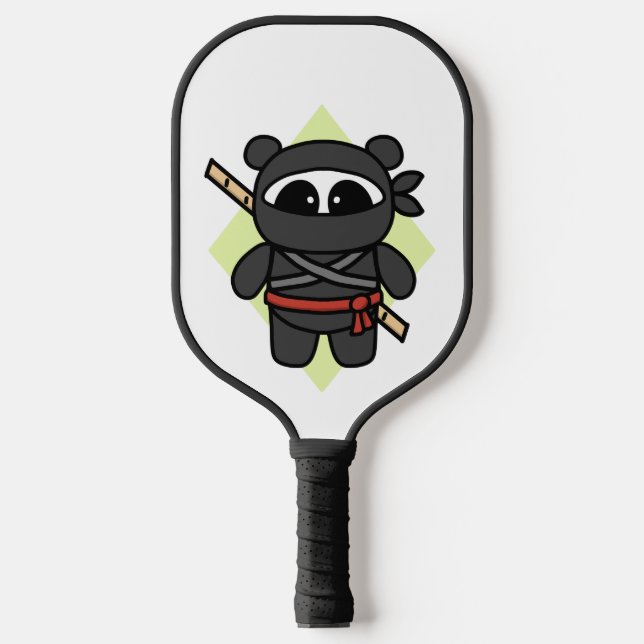 Palas De Pickleball Ninja Panda por Amanda Roos (Anverso)