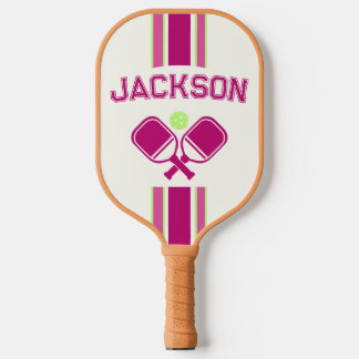 Palas De Pickleball Niños de equipo con nombre y número de jugador