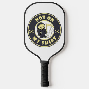 Palas De Pickleball No en mi cita de Halloween de Grim Reaper