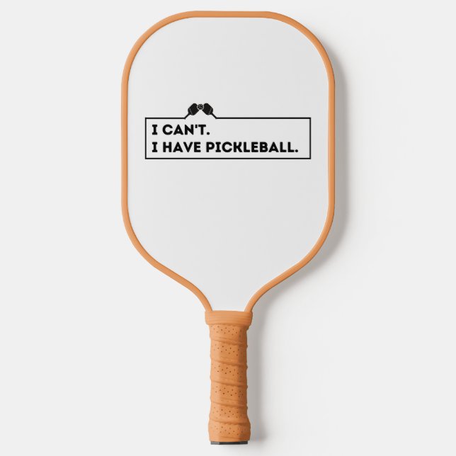 Palas De Pickleball No puedo tener pelota (Anverso)