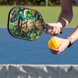 Palas De Pickleball Noche encantada de la tostada de Ale A Leprechauns
