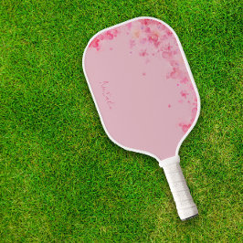 Palas De Pickleball Nombre blanco silvestre acuarela