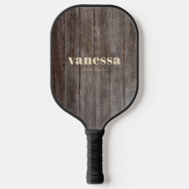 Palas De Pickleball Nombre Clásico Minimalista Moderno de Tablas Antig
