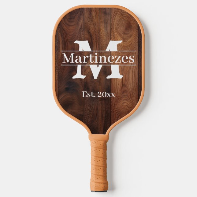 Palas De Pickleball Nombre de familia del personalizado (Anverso)