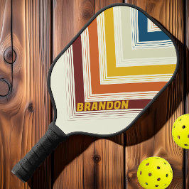 Palas De Pickleball Nombre de fundición de cinco vintage nostálgico a 