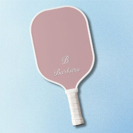 Palas De Pickleball Nombre de guión de monograma personalizado