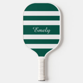 Palas De Pickleball Nombre de guión verde moderno