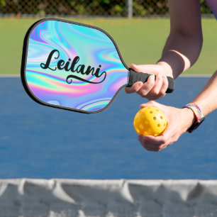 Palas De Pickleball Nombre de letra de pincel grueso que termina en I